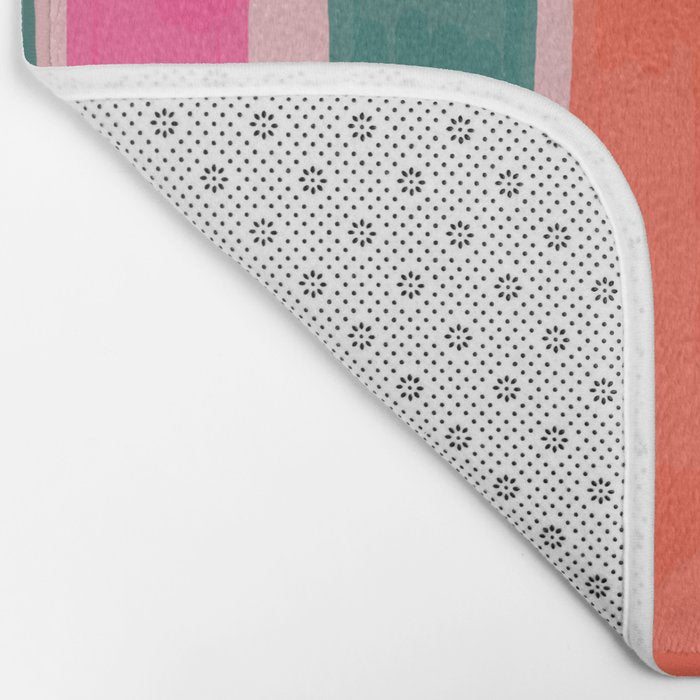 Festive Stripes Bath Mat Gallery Image 2