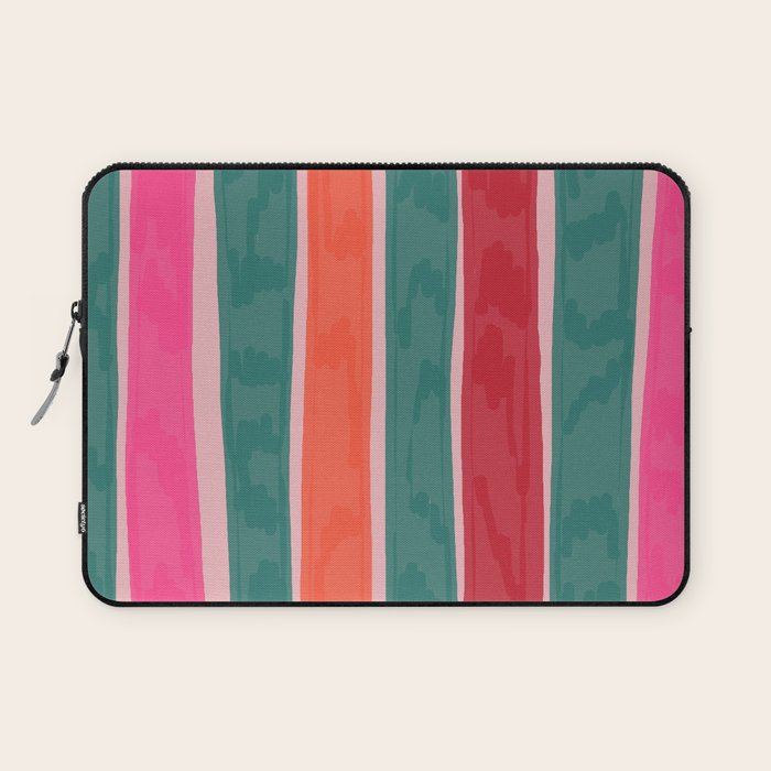 Festive Stripes Laptop Sleeve Gallery Image 1