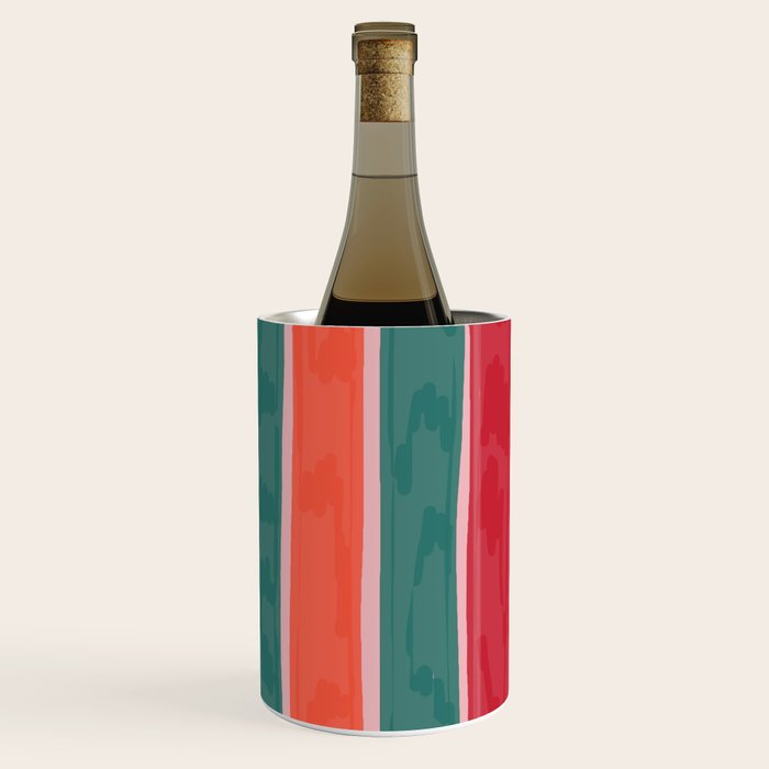 Festive Stripes Wine Chiller Gallery Image 1