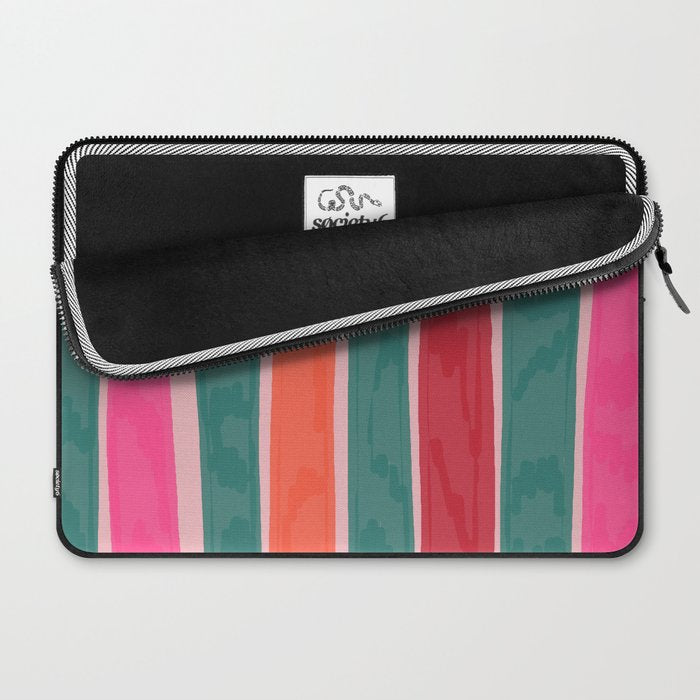 Festive Stripes Laptop Sleeve Gallery Image 2