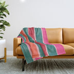 Festive Stripes Throw Blanket Gallery Image 1