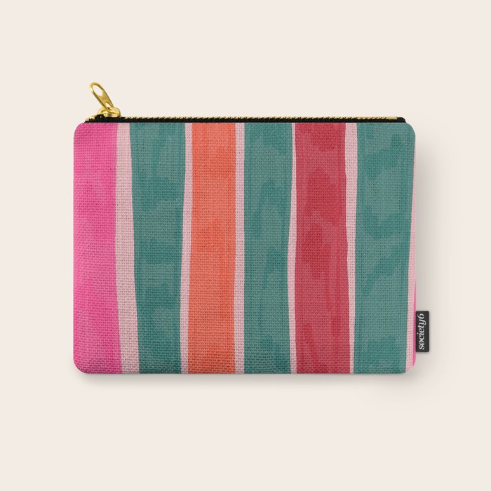 Festive Stripes Carry All Pouch Gallery Image 1