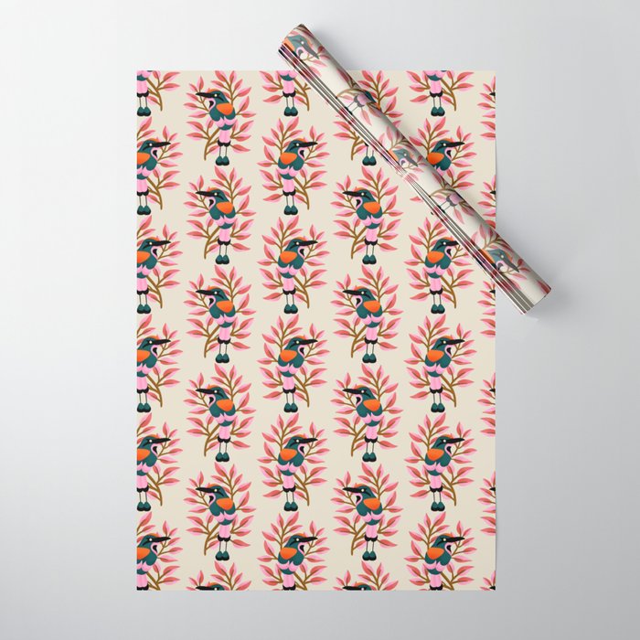Guardabarranco Bird Pattern Wrapping Paper Gallery Image 1