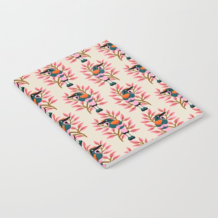 Guardabarranco Bird Pattern Notebook Gallery Image 1