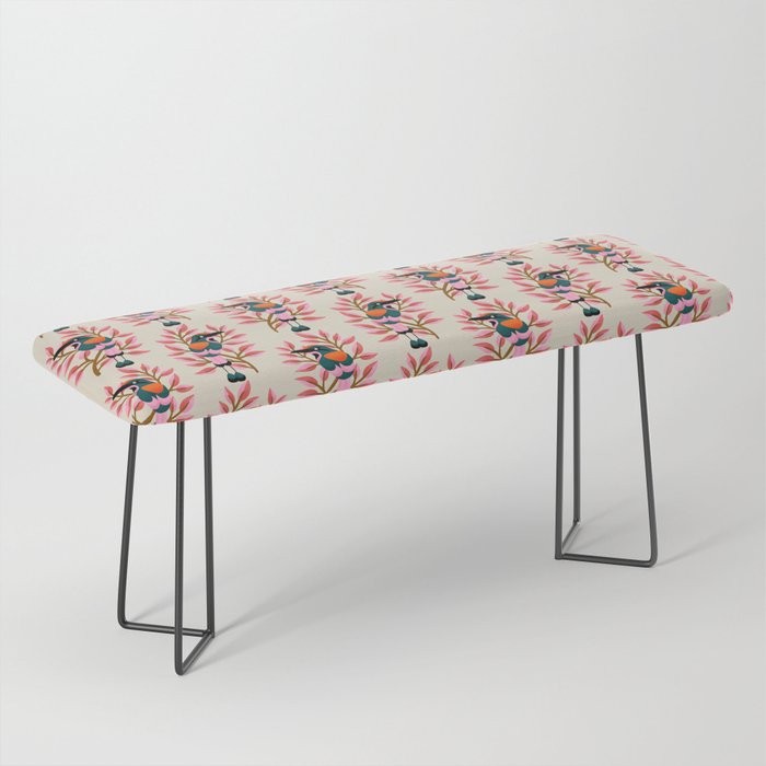 Guardabarranco Bird Pattern Bench Gallery Image 1