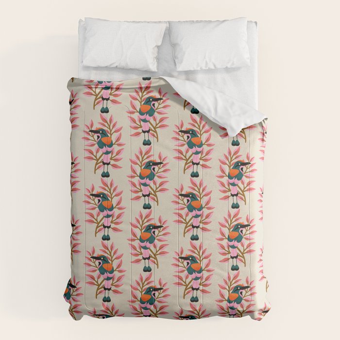 Guardabarranco Bird Pattern Comforter Gallery Image 1