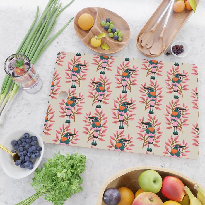 Guardabarranco Bird Pattern Cutting Board Gallery Image 2