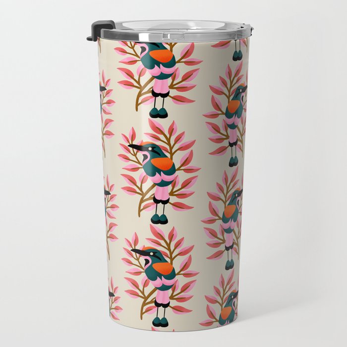 Guardabarranco Bird Pattern Travel Mug Gallery Image 3