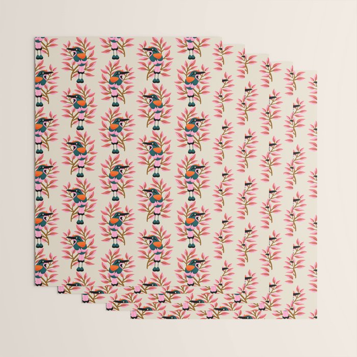 Guardabarranco Bird Pattern Wrapping Paper Gallery Image 3