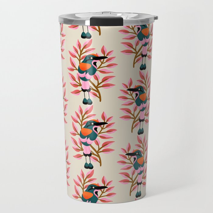 Guardabarranco Bird Pattern Travel Mug Gallery Image 1