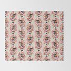 Guardabarranco Bird Pattern Throw Blanket Gallery Image 2
