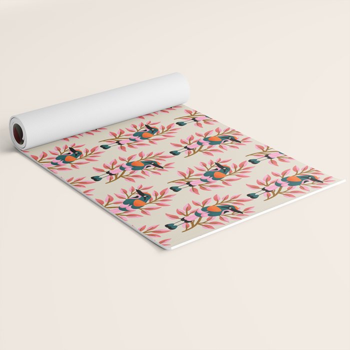 Guardabarranco Bird Pattern Yoga Mat Gallery Image 2