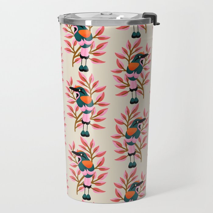 Guardabarranco Bird Pattern Travel Mug Gallery Image 2