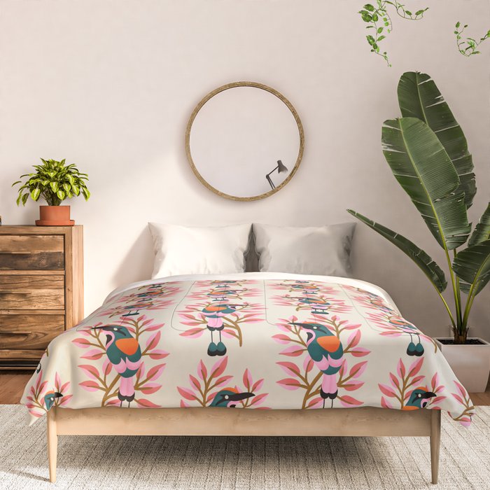 Guardabarranco Bird Pattern Comforter Gallery Image 3