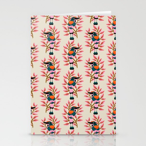 Guardabarranco Bird Pattern Stationery Card Gallery Image 2