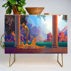 Maxfield Parrish Daybreak Credenza Gallery Image 1