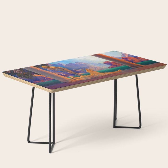 Maxfield Parrish Daybreak Coffee Table Gallery Image 1