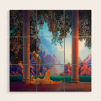 Maxfield Parrish Daybreak Wood Wall Art Gallery Image 1