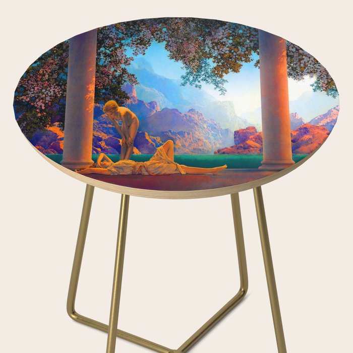 Maxfield Parrish Daybreak Side Table Gallery Image 2