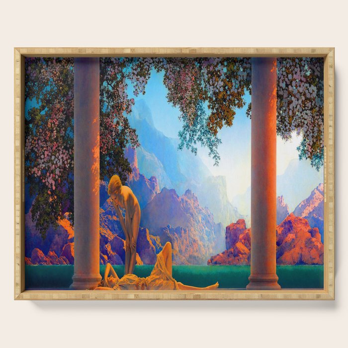 Maxfield Parrish Daybreak Serving Tray Gallery Image 1