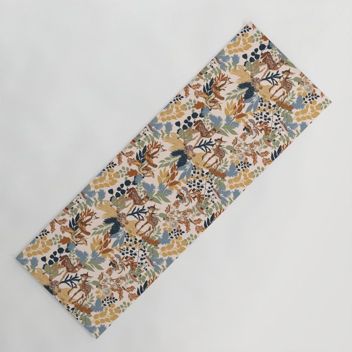 Colorful Forest Animals A Yoga Mat Gallery Image 1