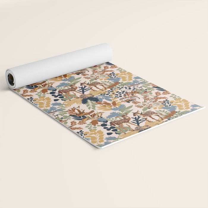 Colorful Forest Animals A Yoga Mat Gallery Image 2