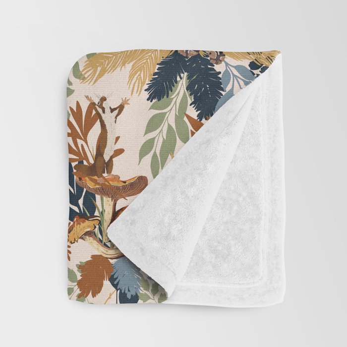 Colorful Forest Animals A Throw Blanket Gallery Image 3