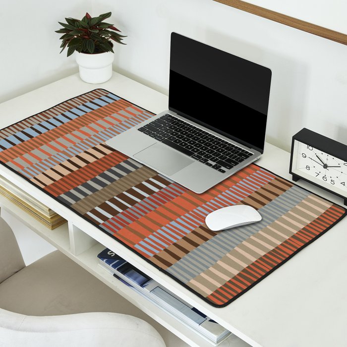 Mix of Stripes #3 Desk Mat Gallery Image 2