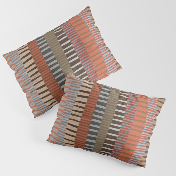 Mix of Stripes #3 Pillow Sham Gallery Image 3