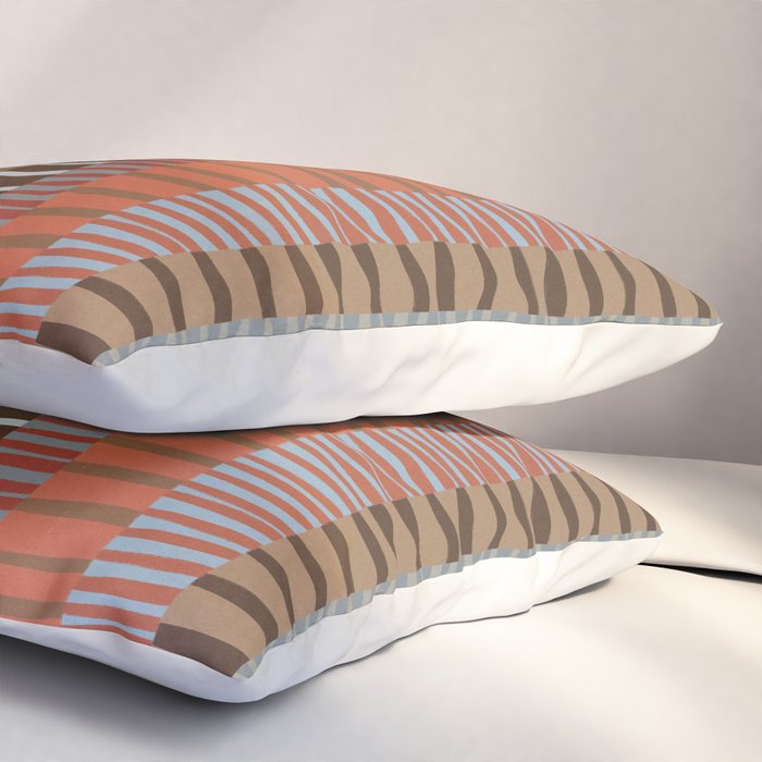 Mix of Stripes #3 Pillow Sham Gallery Image 3