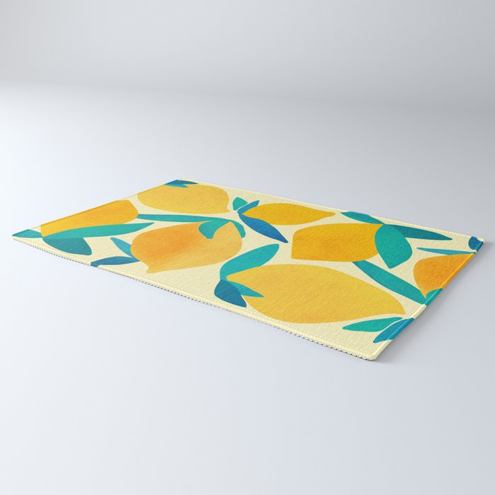 Mangoes - Tropical Fruit Illustration Rug Gallery Image 3