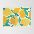 Mangoes - Tropical Fruit Illustration Rug Gallery Image 2