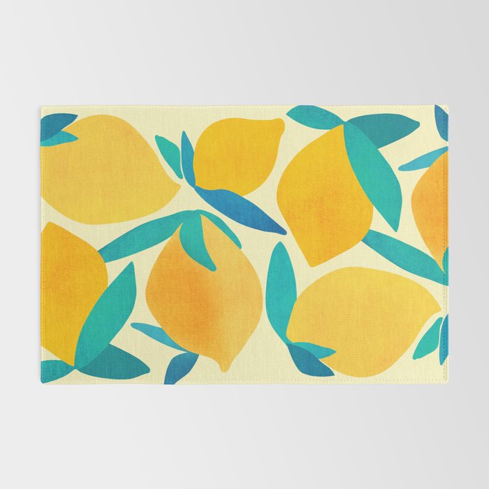 Mangoes - Tropical Fruit Illustration Rug Gallery Image 2