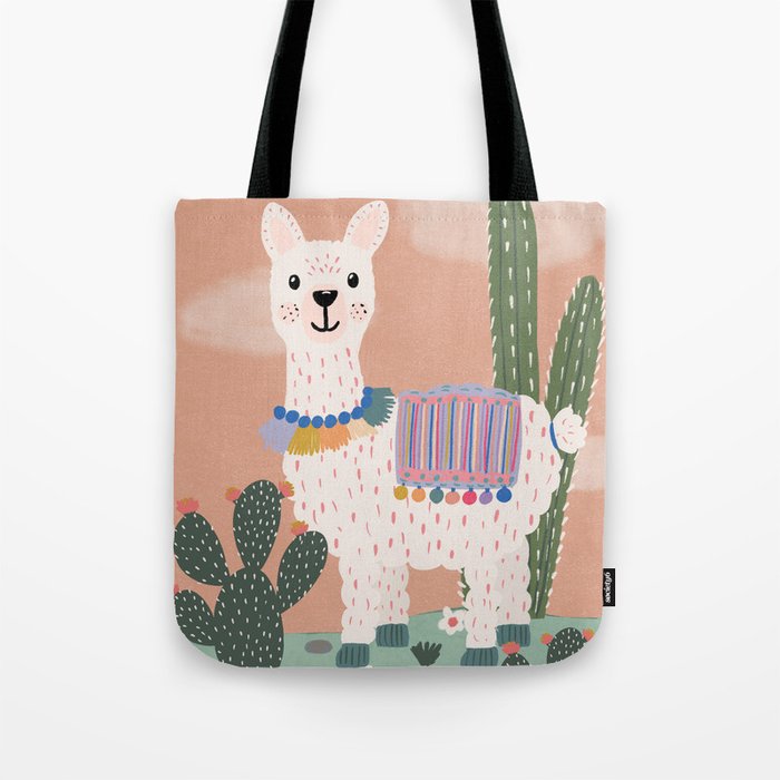 Llama  Tote Bag Gallery Image 1