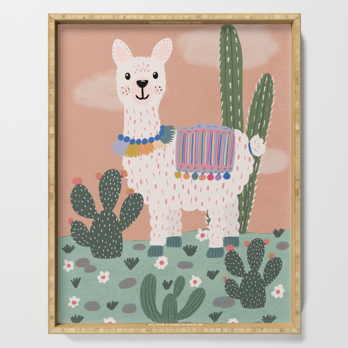 Llama  Serving Tray Gallery Image 1