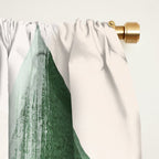 Modern Abstract Art Plant 3 Window Curtain Gallery Image 2