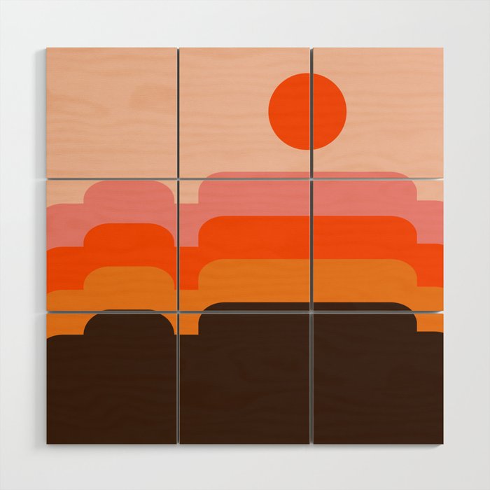 Honey Hills Wood Wall Art Gallery Image 1
