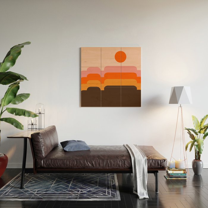 Honey Hills Wood Wall Art Gallery Image 2