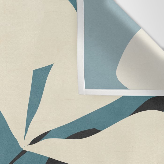 Abstract Modern Flowers 2 Wall Tapestry Gallery Image 3