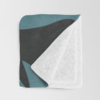Abstract Modern Flowers 2 Throw Blanket Gallery Image 3