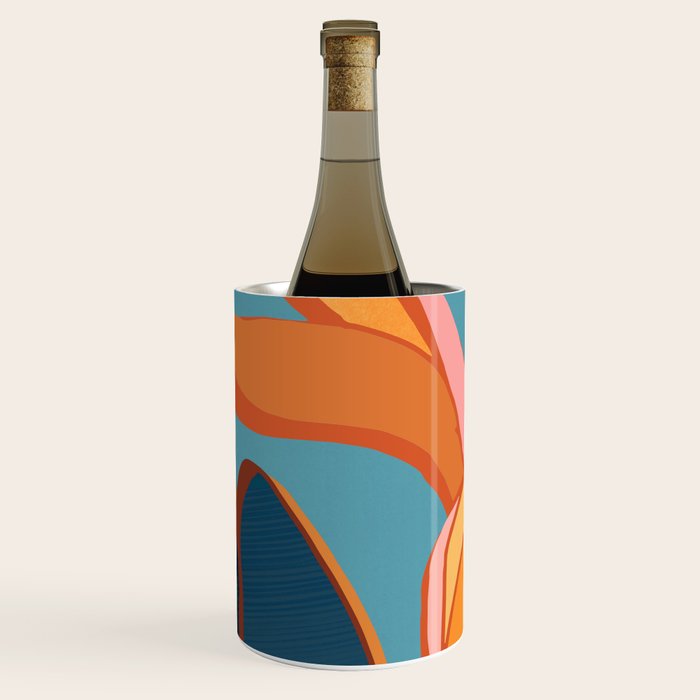Bird of Paradise Tropical Plant  Wine Chiller Gallery Image 2
