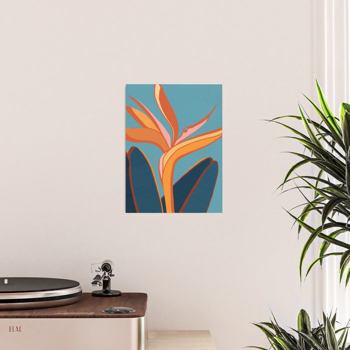 Bird of Paradise Tropical Plant  Poster Gallery Image 2