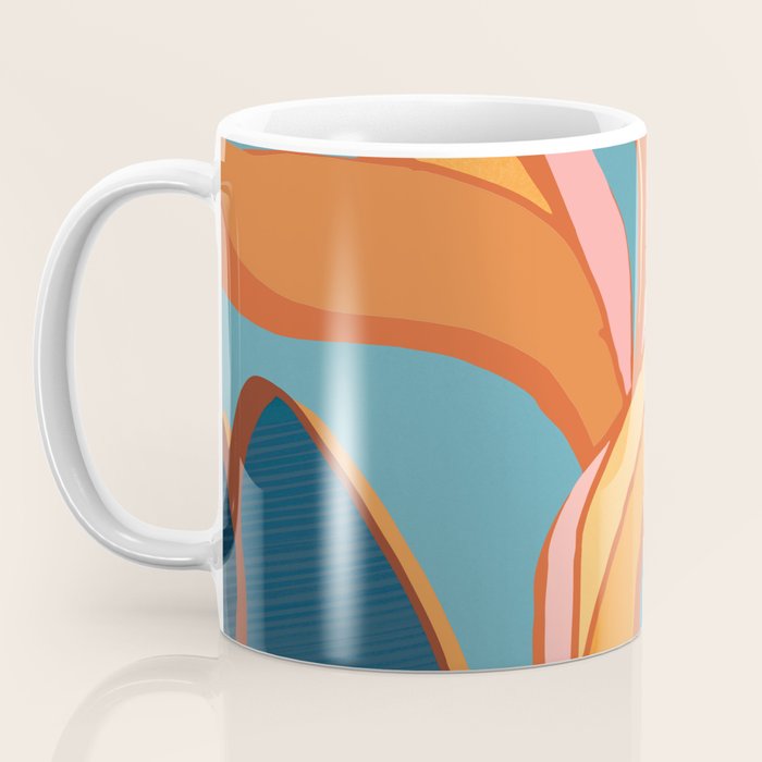 Bird of Paradise Tropical Plant  Coffee Mug Gallery Image 3