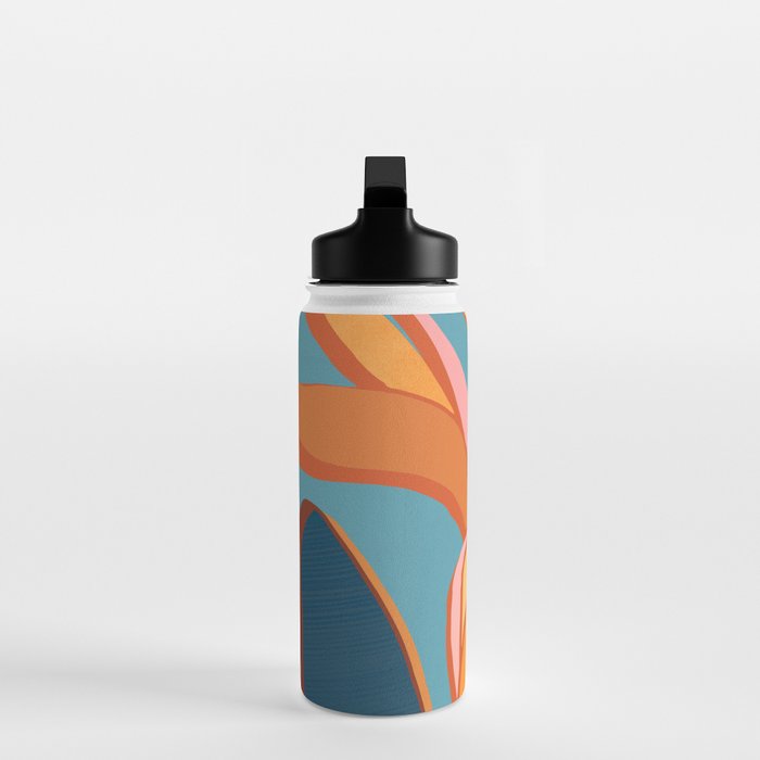 Bird of Paradise Tropical Plant  Water Bottle Gallery Image 3