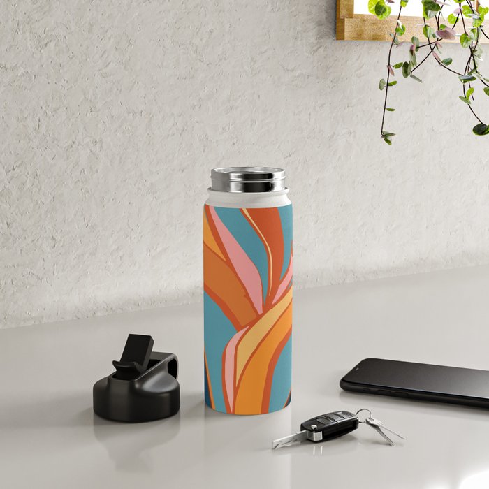 Bird of Paradise Tropical Plant  Water Bottle Gallery Image 4