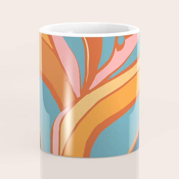 Bird of Paradise Tropical Plant  Coffee Mug Gallery Image 4
