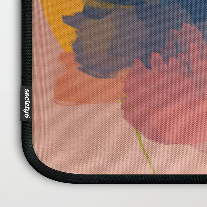 Colorful Messy Flowers In The Sun Laptop Sleeve Gallery Image 3