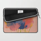 Colorful Messy Flowers In The Sun Laptop Sleeve Gallery Image 2
