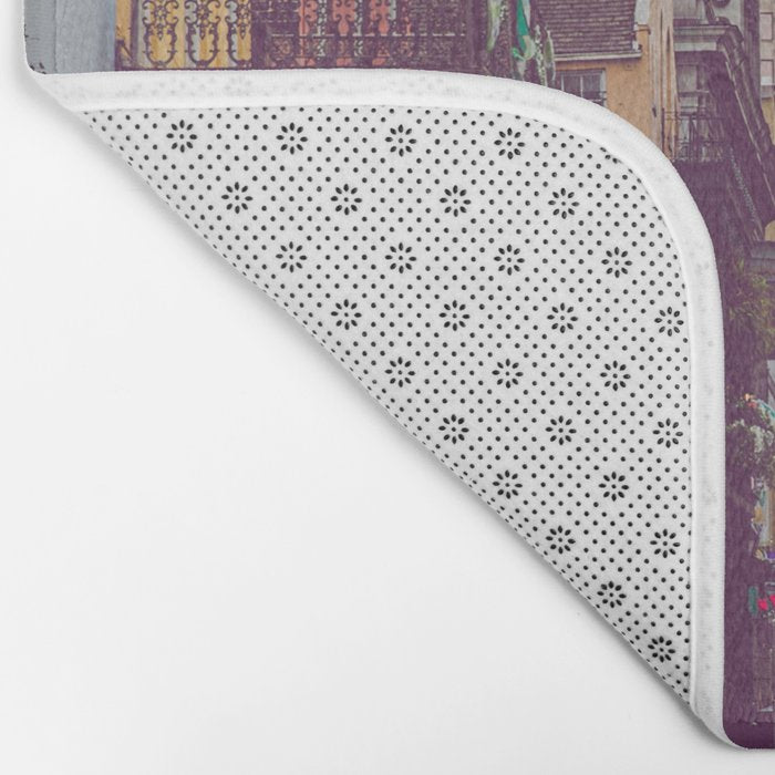 Early Morning on Bourbon Street x New Orleans Photography Bath Mat Gallery Image 2