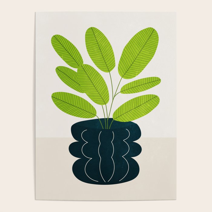 Black Pearl Vase & Spring Bud Leaves: Vases & Stuff 02 Poster Gallery Image 4